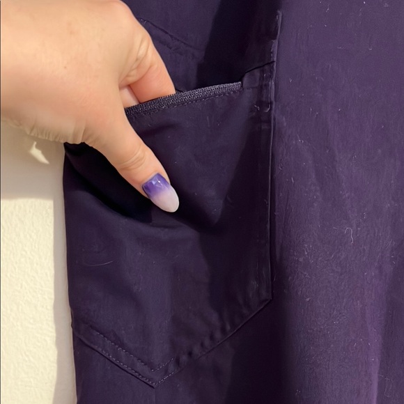 Figs Zamora Jogger Scrub Pants Purple Scrubs Bottoms - size Small Tall - Picture 4 of 16
